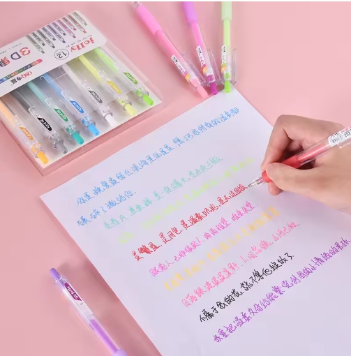 Maliben | Colorful Gel Pen Set For Creative 3d Artworks
