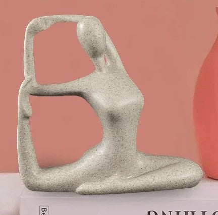 Maliben | Zenjoy Woman In Yoga Statue – Modern Indoor Decoration Made Of Resin