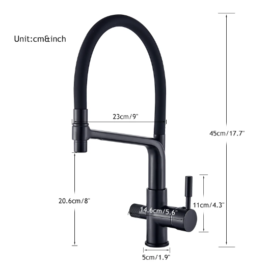 Maliben | Double Outlet Drinking Water Faucet Filtered Kitchen Faucets