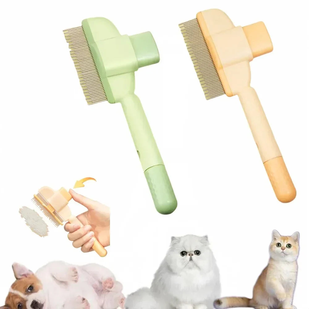 Maliben | Flea Removal Easy Self-Cleaning Pet Brush