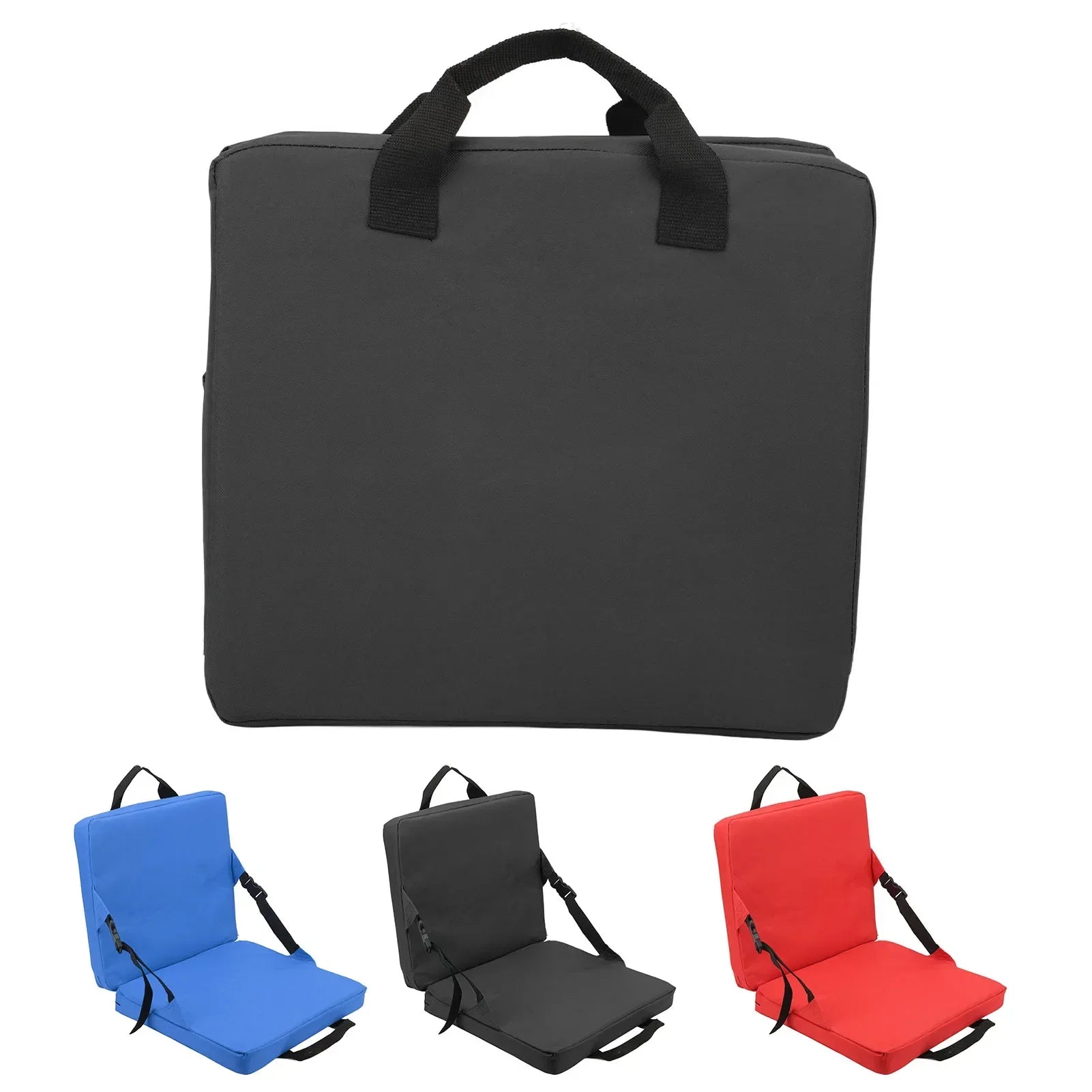 Maliben | Sitpure Folding Chair With Backrest | Padded Seat Cushion | Compact & ComFortable for Stadium, Beach & Park
