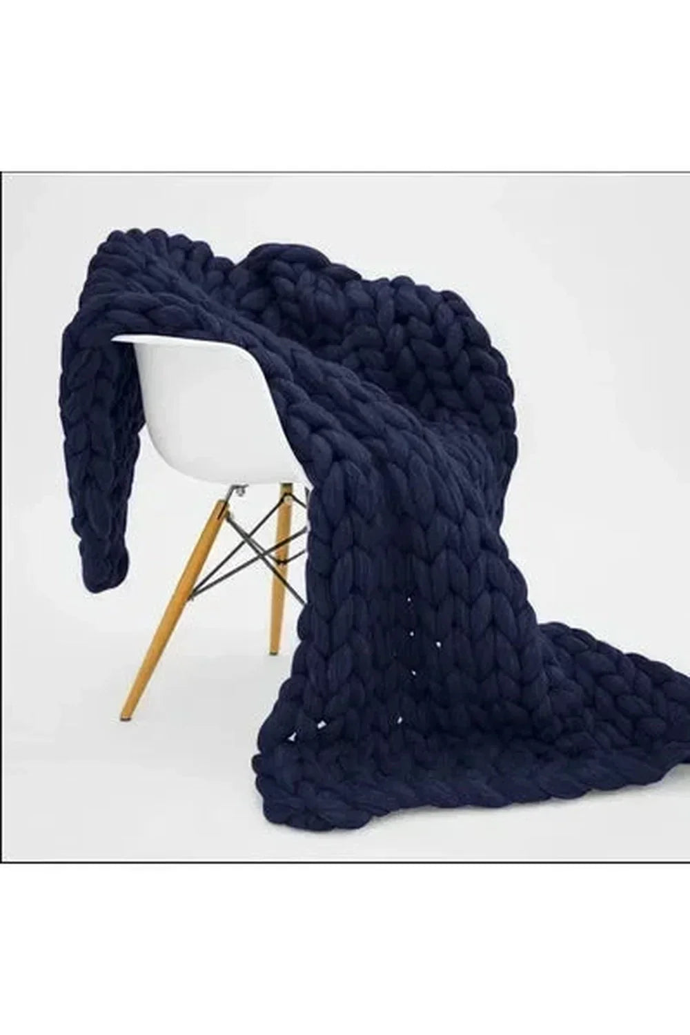 Maliben Cozy Knit Chunky Blanket