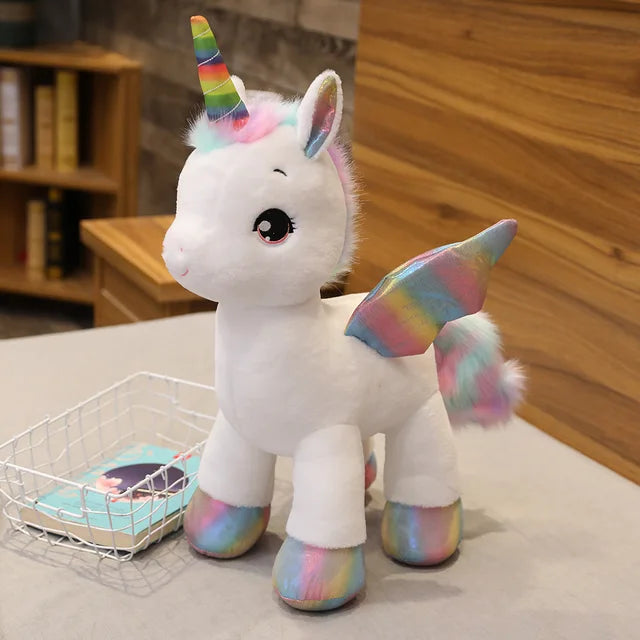 Maliben | Unicorn Stuffed Animals Children Soft Horse Plush Toy Gift For Kids
