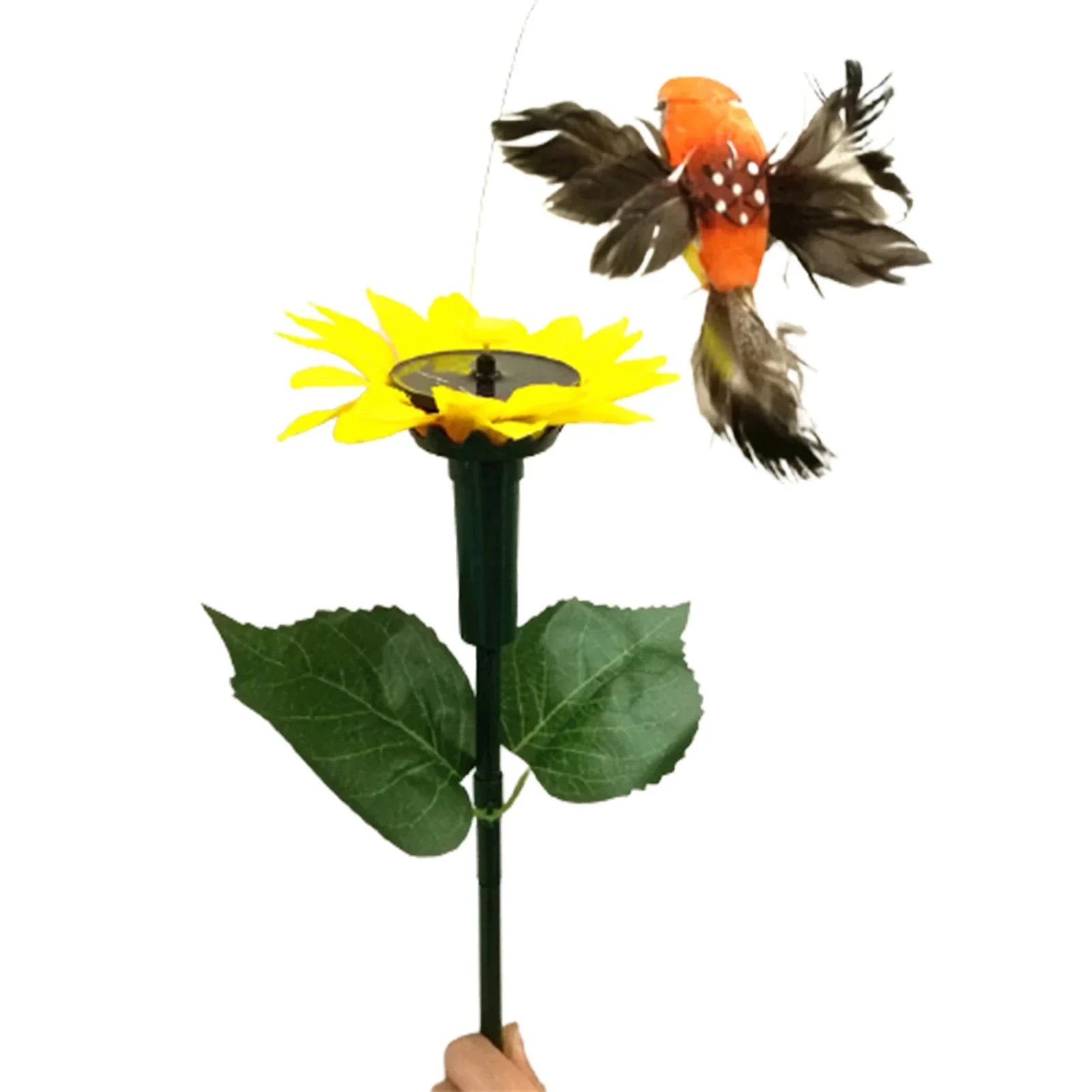 Maliben | Solavia Sunflower Garden Stake | With Rotating Butterfly Or Hummingbird | Solar Decor For Garden & Potted Plants | 20×20×10 Cm