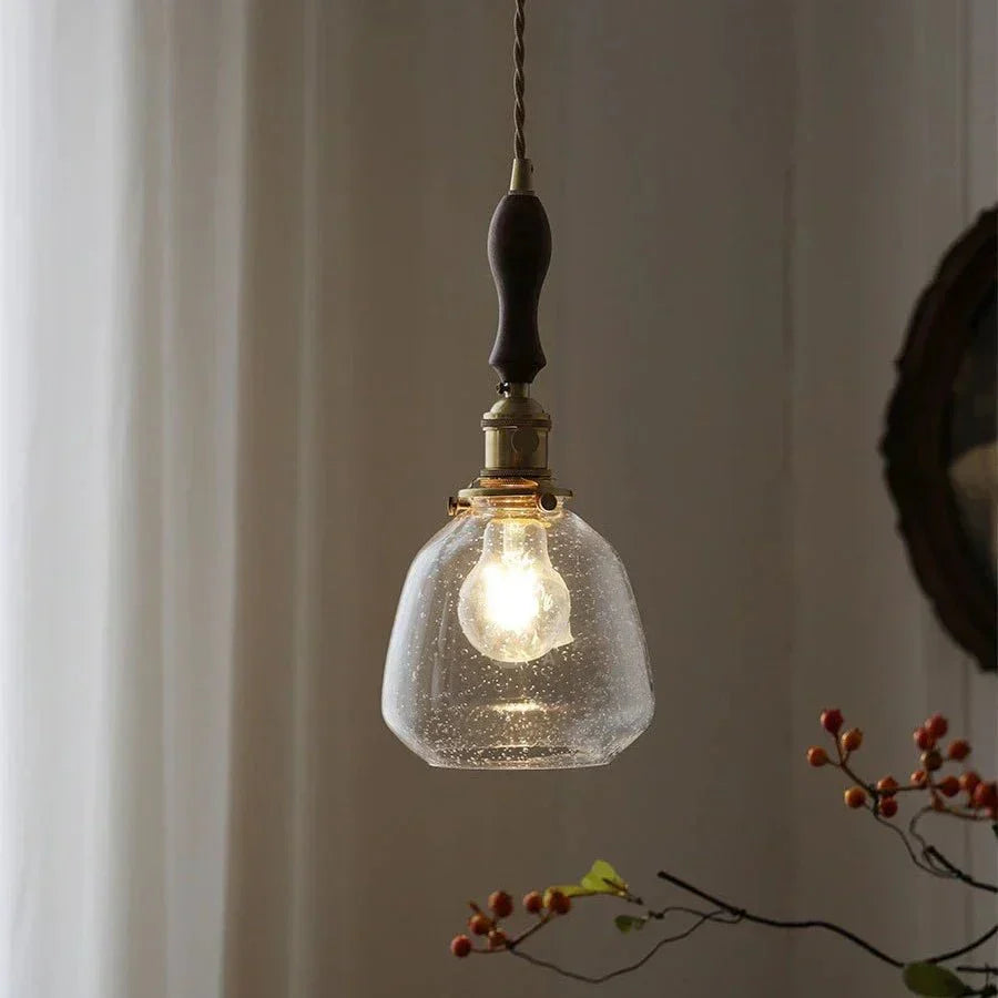 Maliben | Nostalgialuxe - Elegant Vintage Glass Lamp - Sophisticated Ambiance Guaranteed
