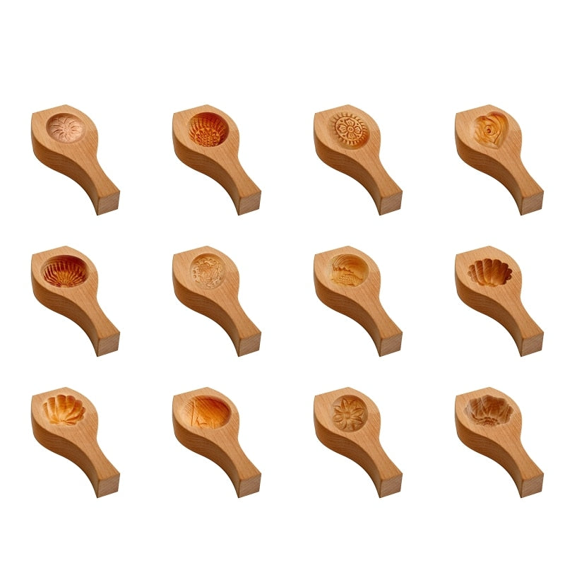 Maliben | Wooden Moon Dumpling Maker Mold