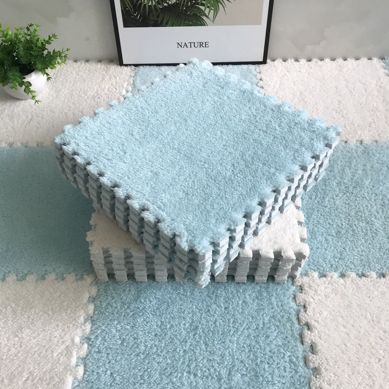 Maliben | Diy Winter Plush Puzzle Mat