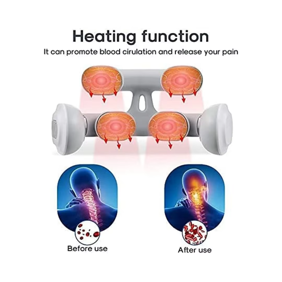 Maliben | Ultimate Relaxation Neck & Shoulder Massager, Usb Rechargeable