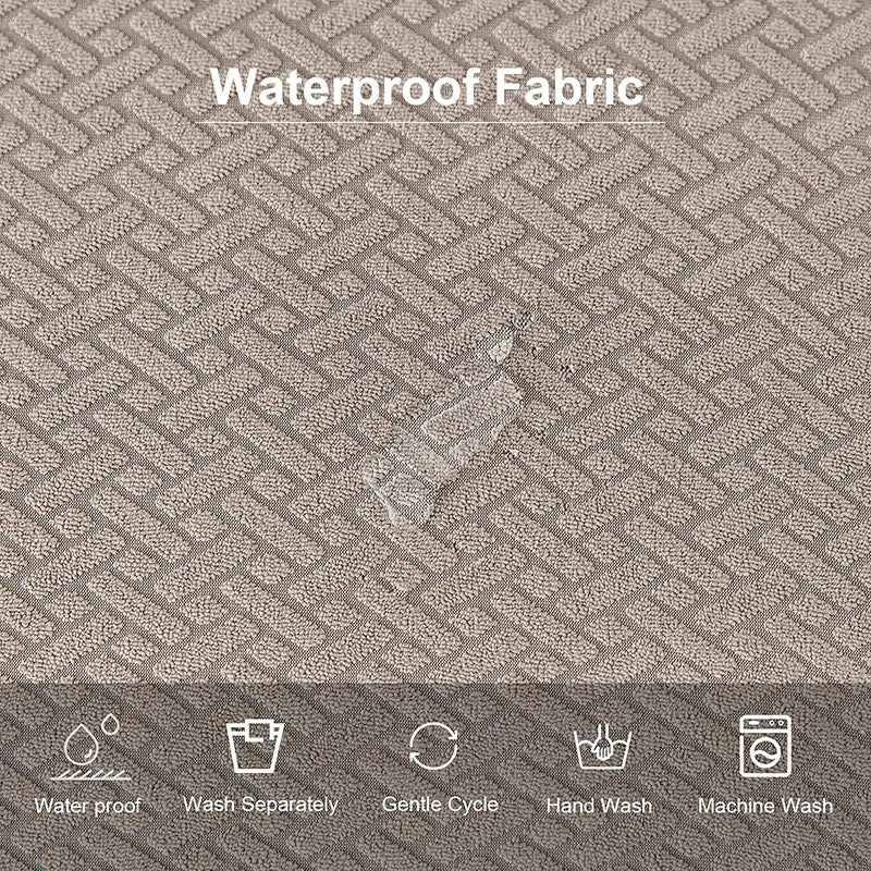 Maliben | Casalino | Waterproof Chair Seat Covers | Elastic & Washable | Checked Design | 4 Variants | For Kitchen & Dining Room