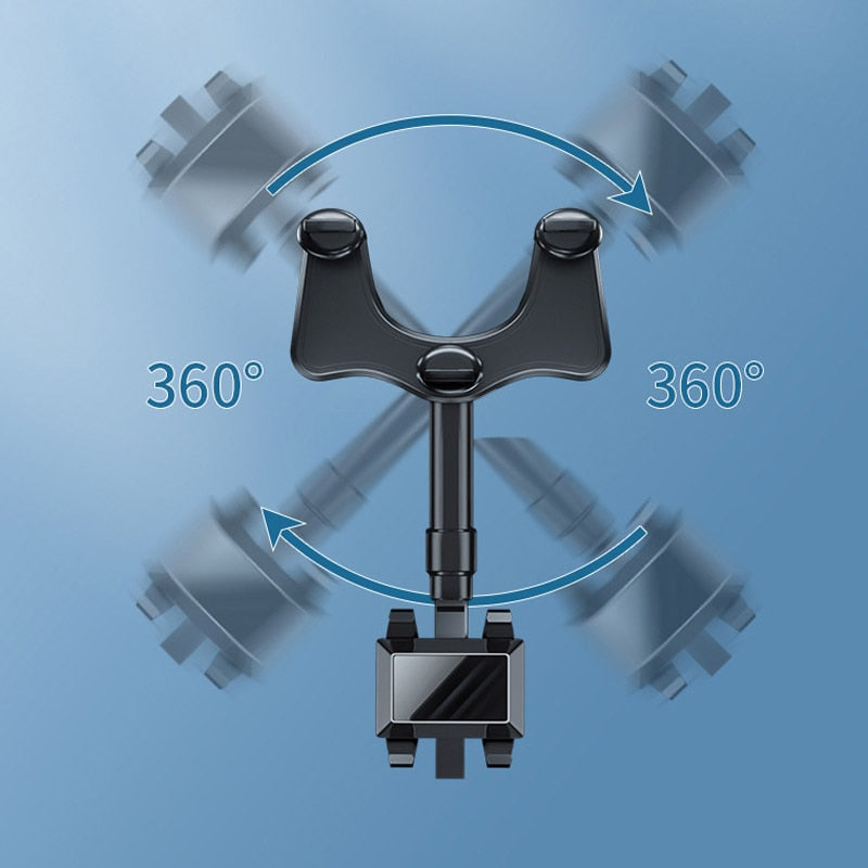 Maliben | Rotating Rearview Mirror Phone Holder
