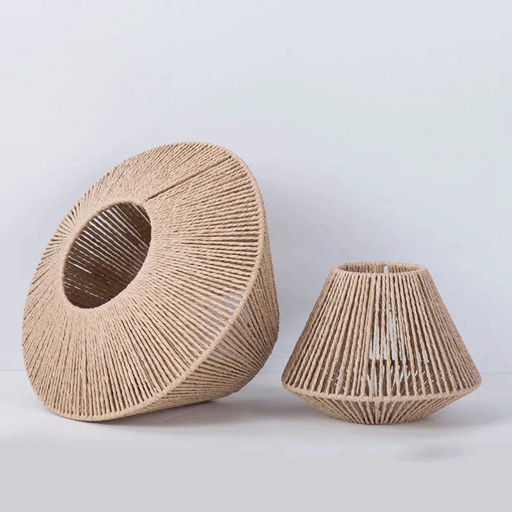Maliben | Rattan Pendant Lamp - Elegant Rattan Pendant Lamp With Geometric Design For Atmospheric Lighting