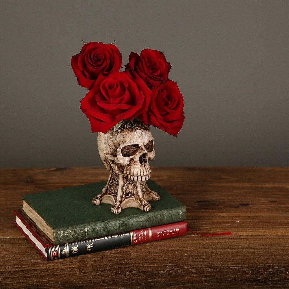 Maliben | Resin Skull Flower Pot