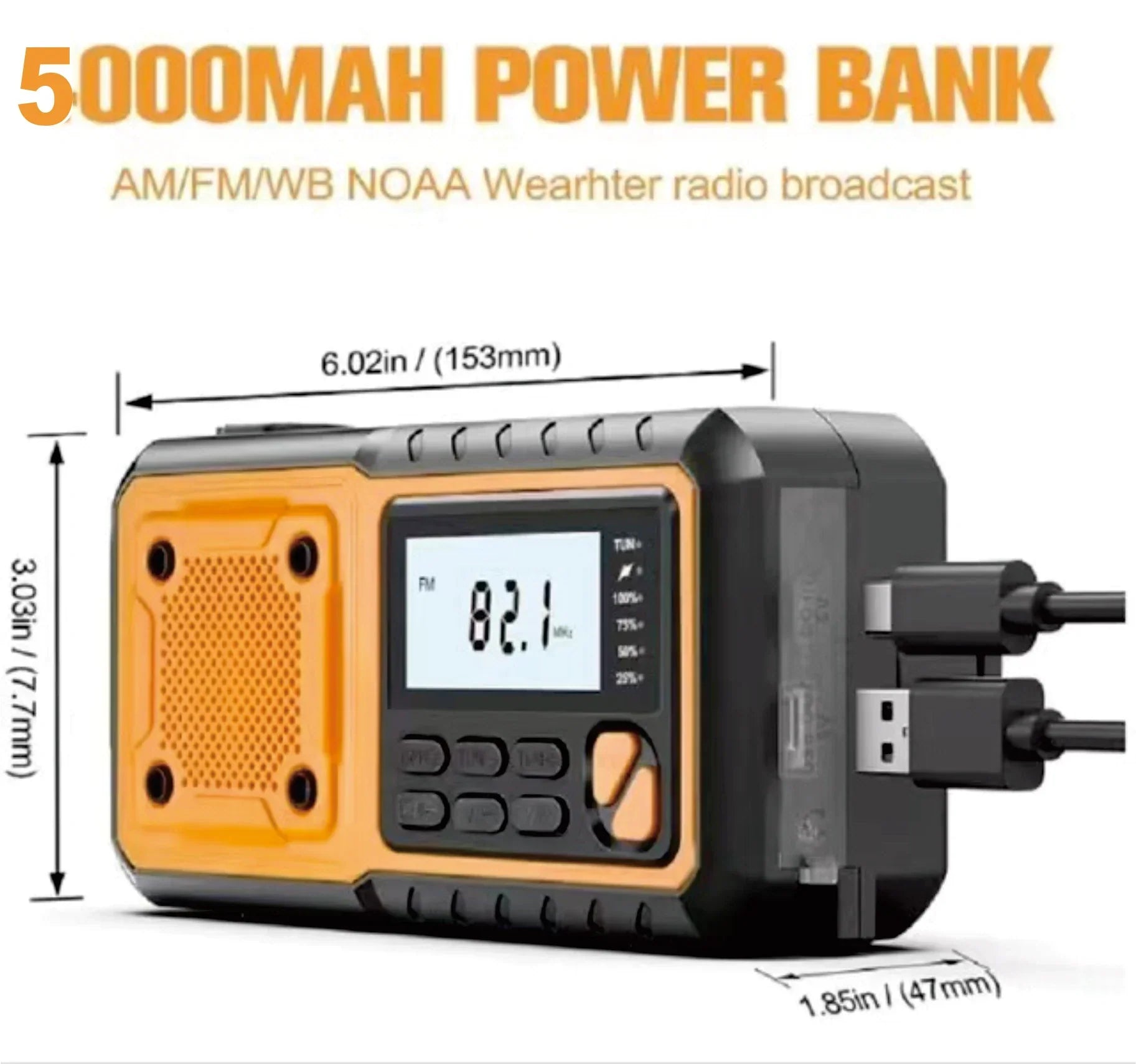 Maliben | Emergency Radio On Solar Energy & Hand Dynamo – Fm/Am Crisis Radio