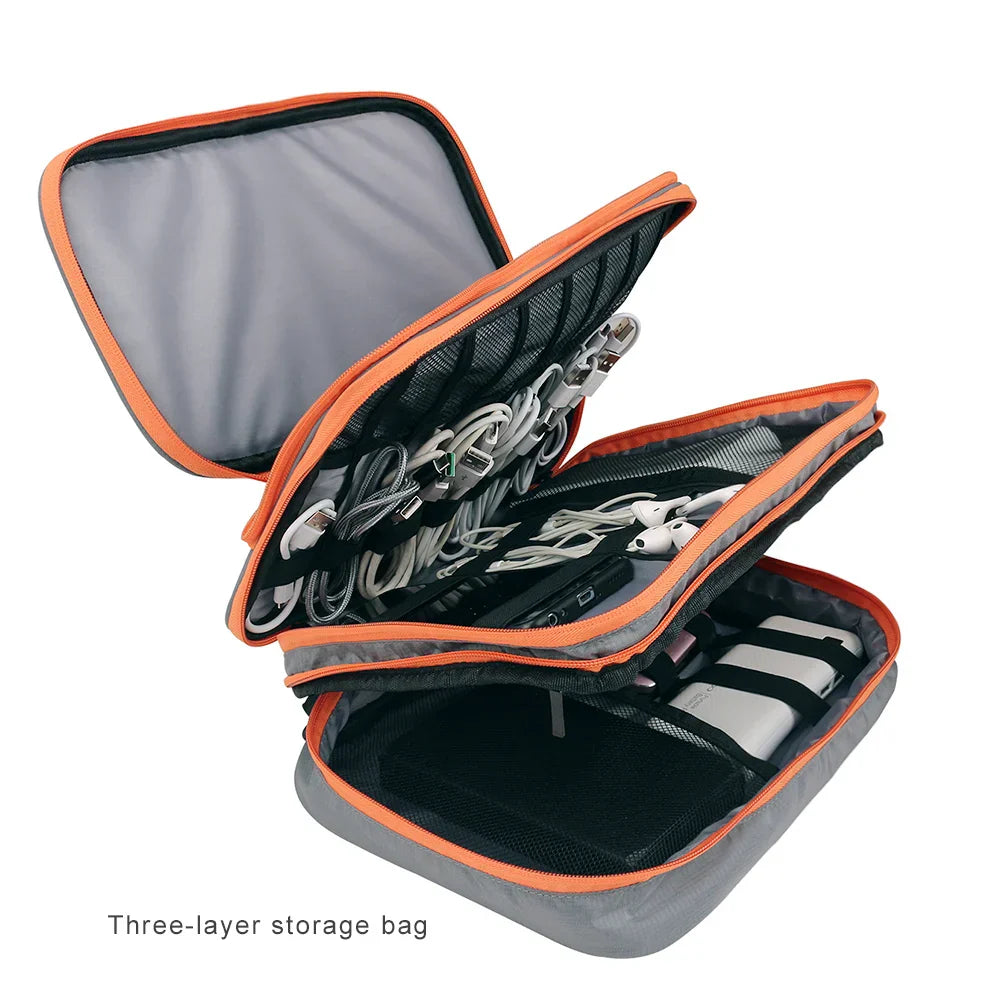 Maliben Technivo LayerPro Electronics Organizer — 3-Layer Cable Bag