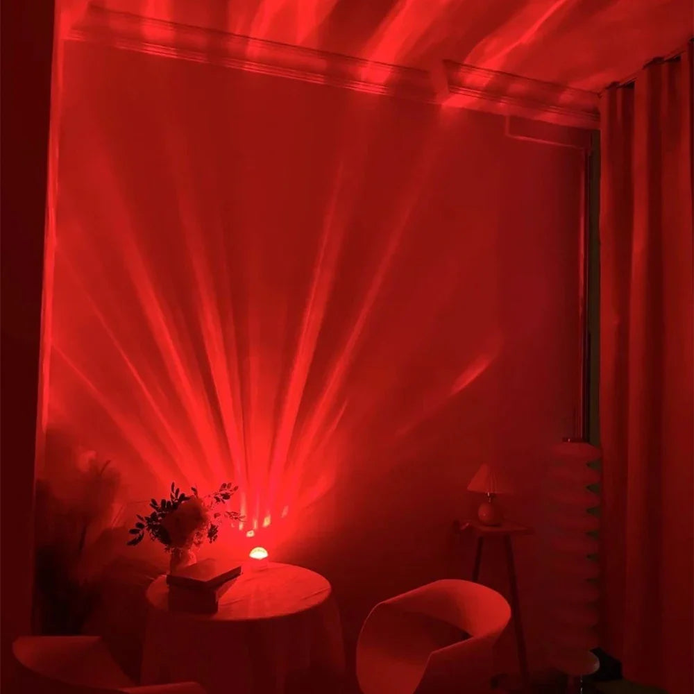 Maliben | Aurora Projector Lumosky | 16 Colors Northern Lights | Usb & Remote Control | Relaxing Night Light