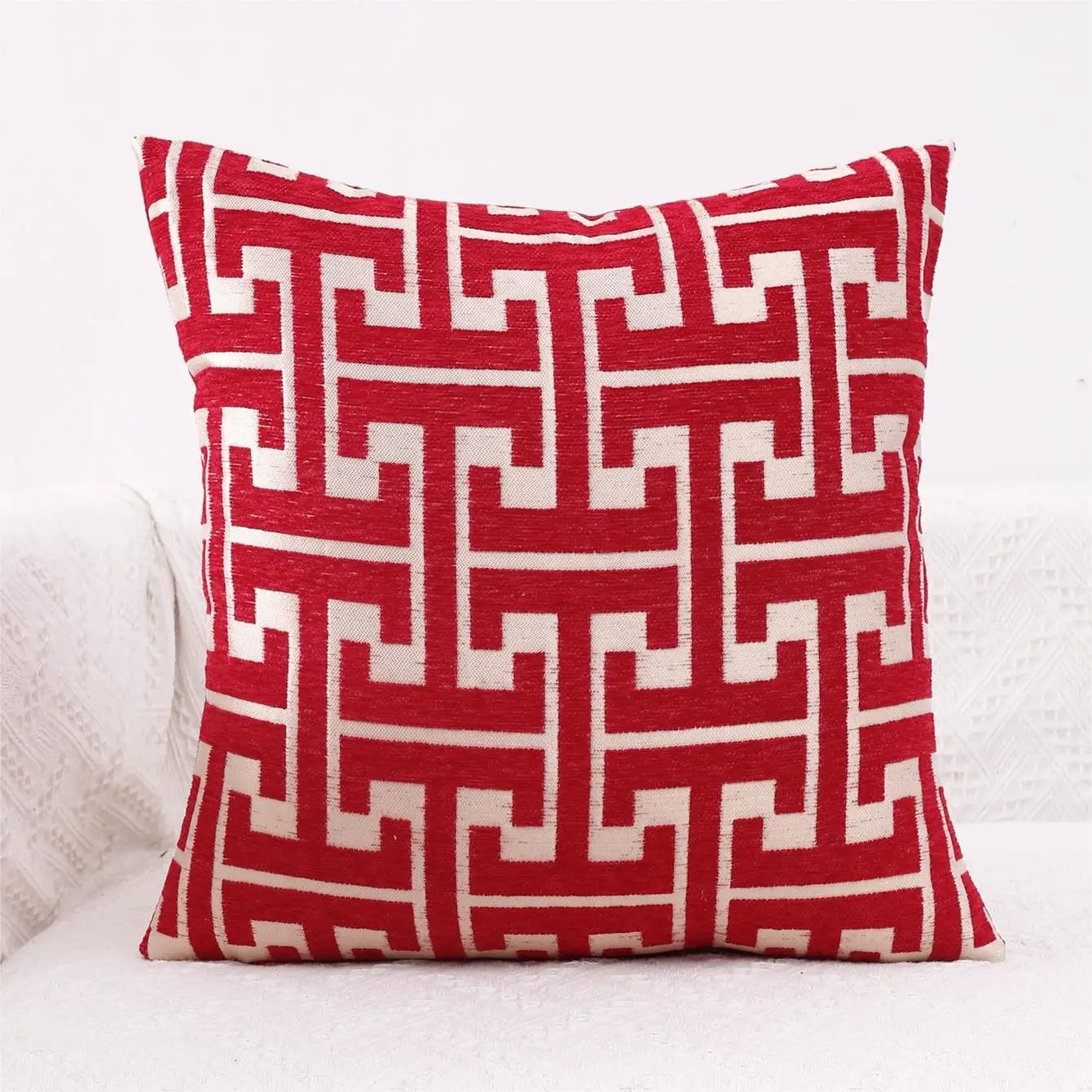 MAliben | Serenité Luxe Cushion Cover - Striped Cushion Cover For a Warm Home