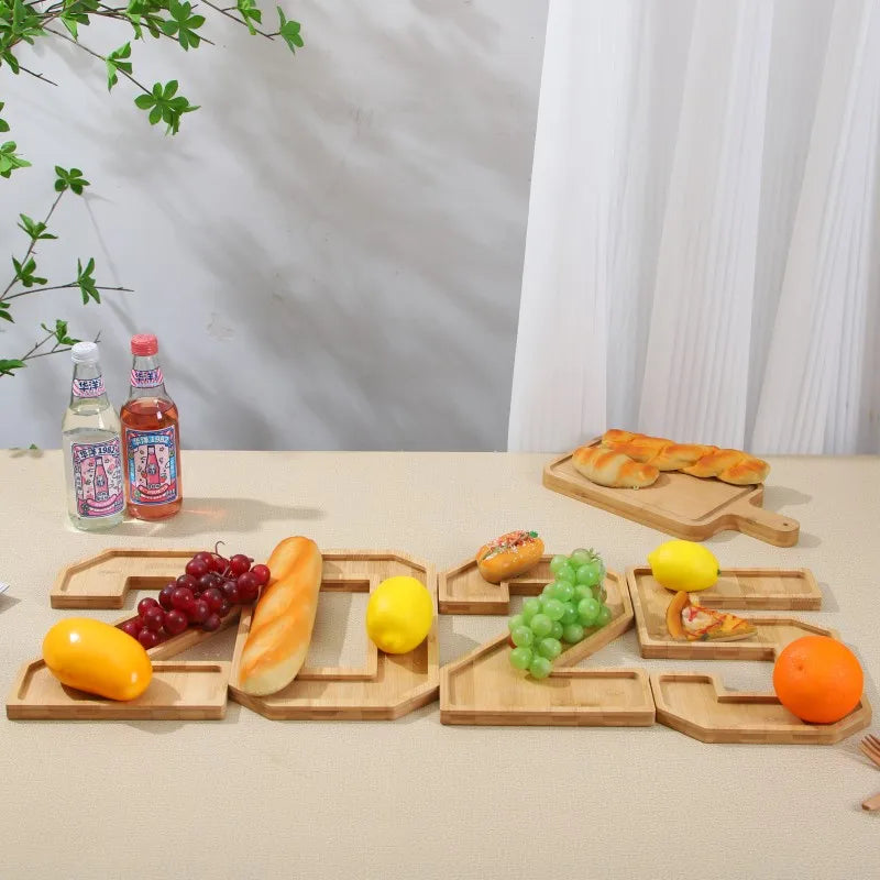 Maliben | Wooden Numbers Serving Tray