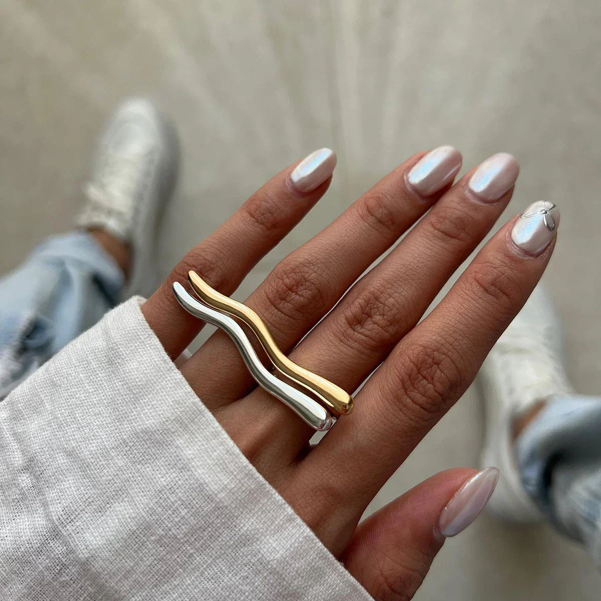 Maliben | Distinct Bar Ripple Ring