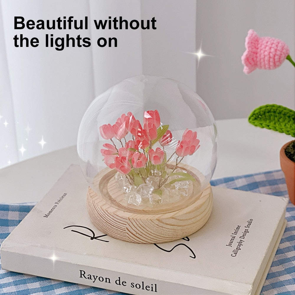 Maliben | Shiny Tulip Handmade Night Lamp