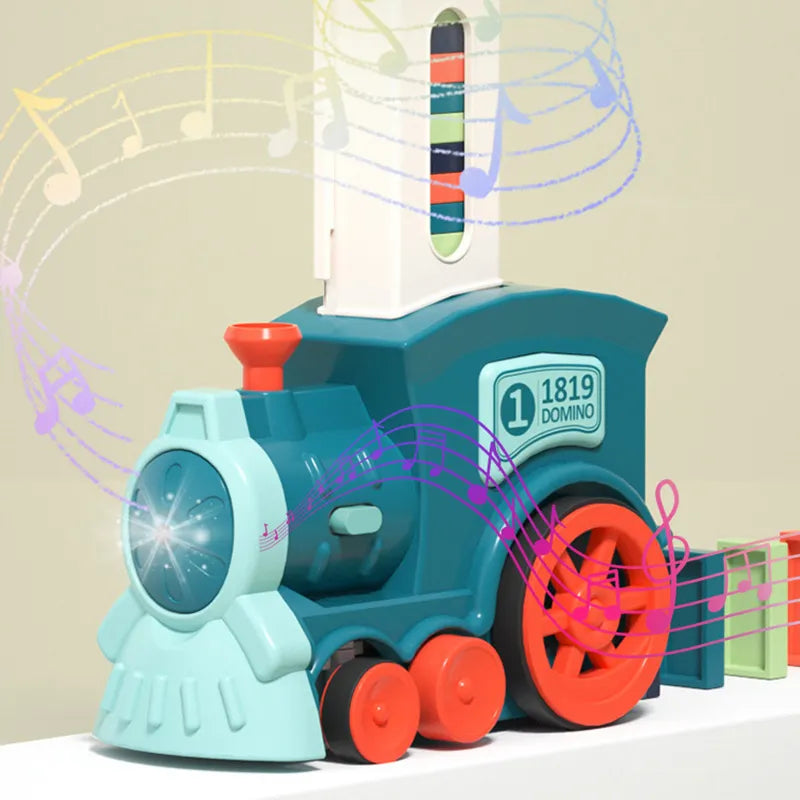 Maliben | Dominotrain | Brings Play Fun And Education Together - Automatic Domino Playset