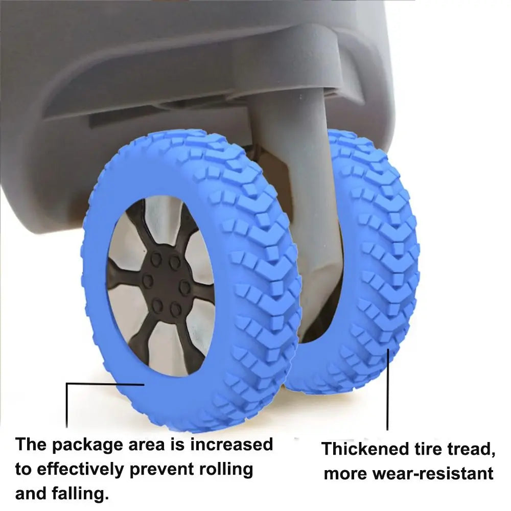 Maliben | Trolley Suitcase Wheels Protection Cover 8pcs