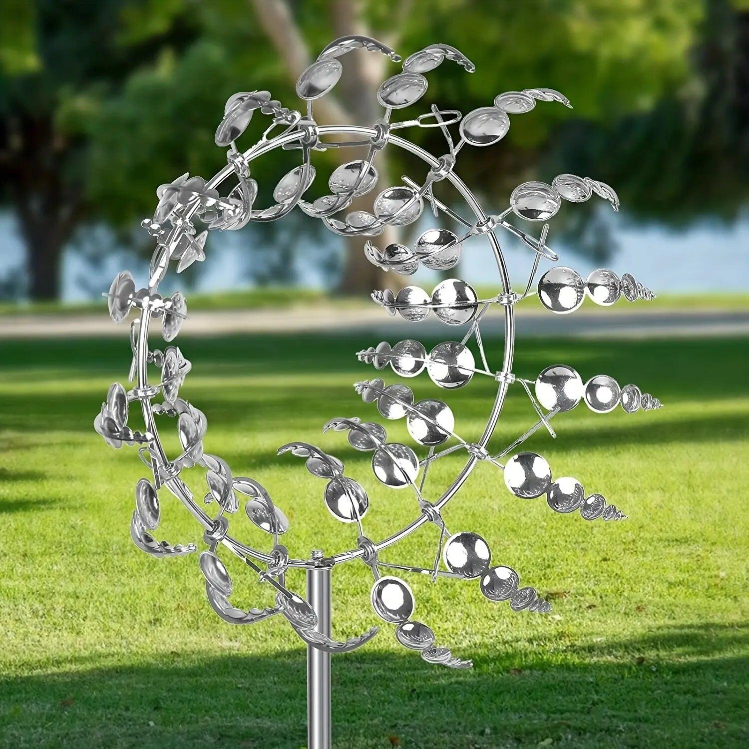 Maliben | Windmill Spinner | Unique Wind-Powered Garden Decor Made Of Metal