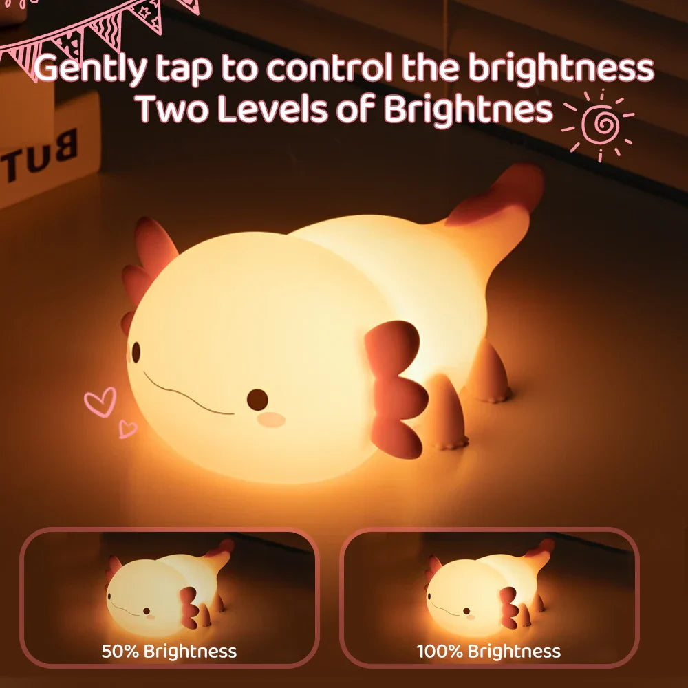 Maliben | Quackglow Led Night Light | Cute Duck Design | Soft Silicone | 3 Brightness Levels | Usb Rechargeable | 12 × 10 × 12 Cm
