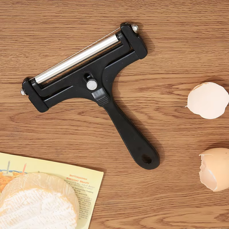 Maliben | Premium Stainless Steel Cheese Slicer With Adjustable Thickness & Extra Wires