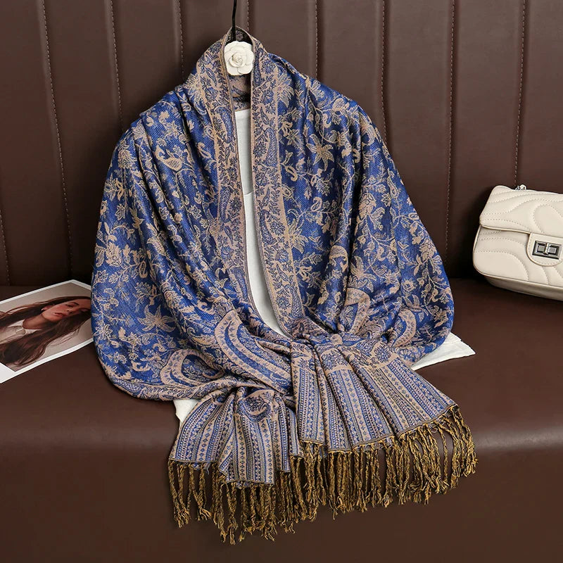 Maliben | Élégancea | Women's Scarf | Cashmere Feel | 70 × 190 Cm | Luxury Print & Warm