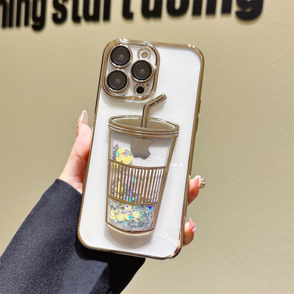 Maliben | Glitter Star Drink Cup Iphone Case