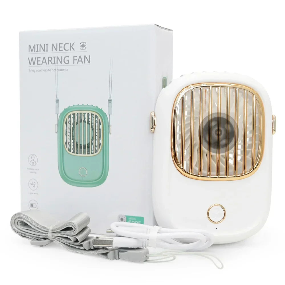 Maliben | Aerobreeze Neck Fan | Portable, Rechargeable Fan For Comfort Everywhere