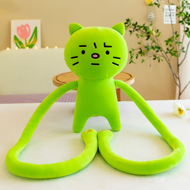 Maliben | Green Cat Plush Toy Pillow