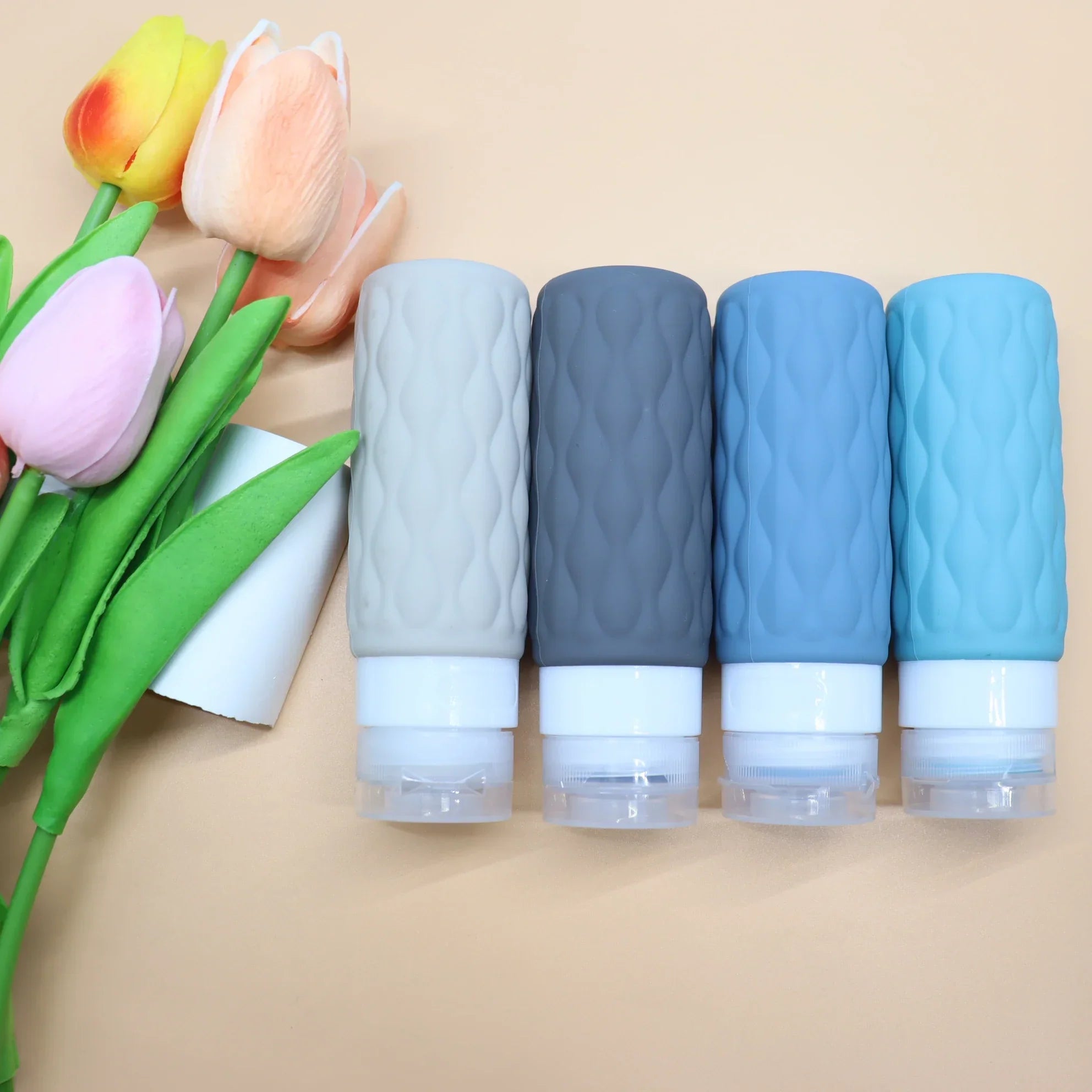 Maliben | Flexifill Travel Refill Bottles Set | Soft Silicone Bottles & Spray Containers | Leak-Proof & Tsa Compliant | For Shampoo, Lotion & Cosmetics