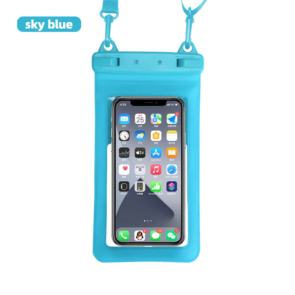 Maliben | Waterproof Smartphone Case Dryvault | Full View Design | Side Accessible | With Carrying Strap