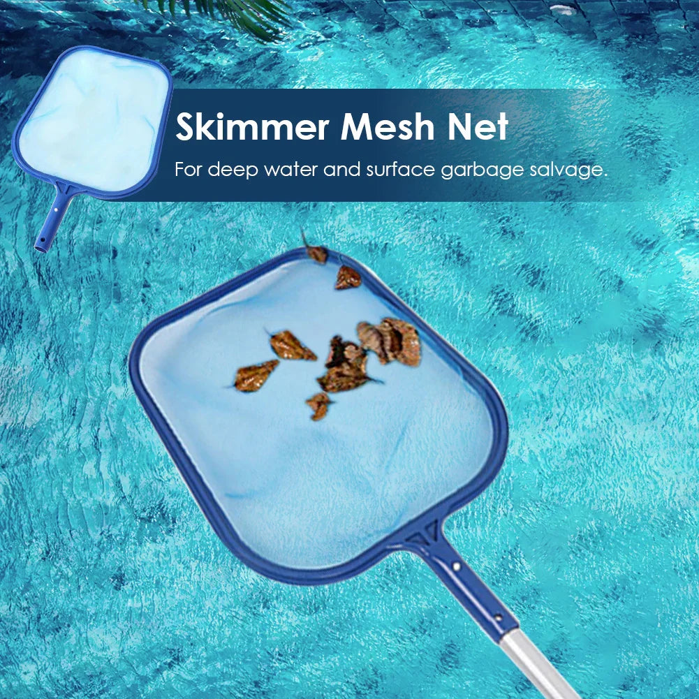 Maliben | Aquasift Pool Skimmer With Telescopic Handle | Leaf Skimmer For Pool & Pond | Sturdy Net | Cleaning For Pool & Spa