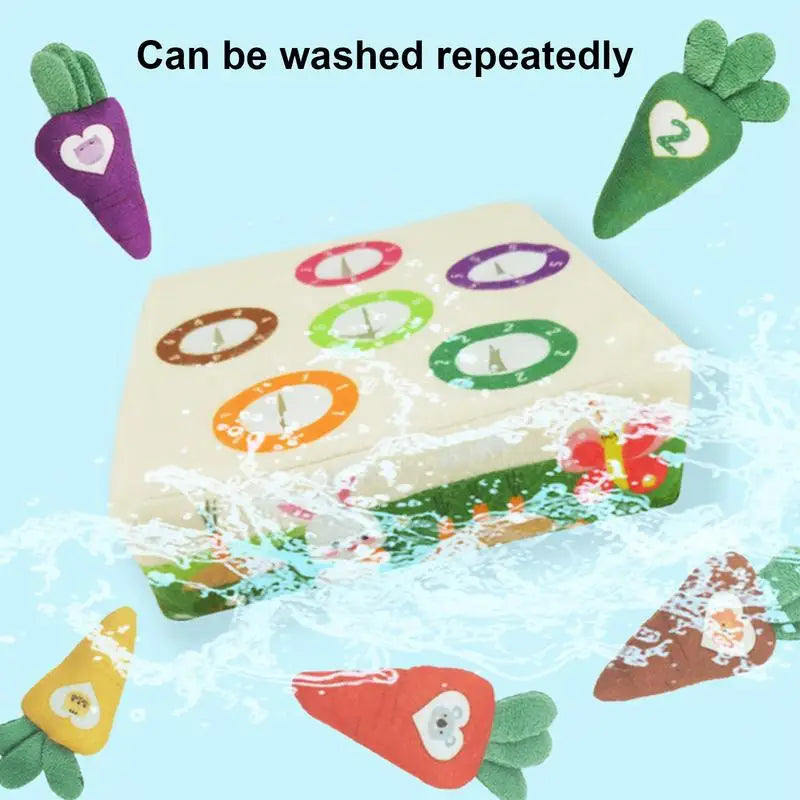 Maliben | Carrothunt | Playful Sniffing Fun - Interactive Plush Carrot Play Mat For Small Animals