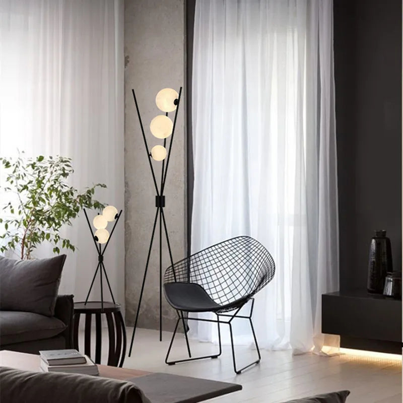 Maliben LunaGlow 3D Moon Floor Lamp modern design with tripod LED!
