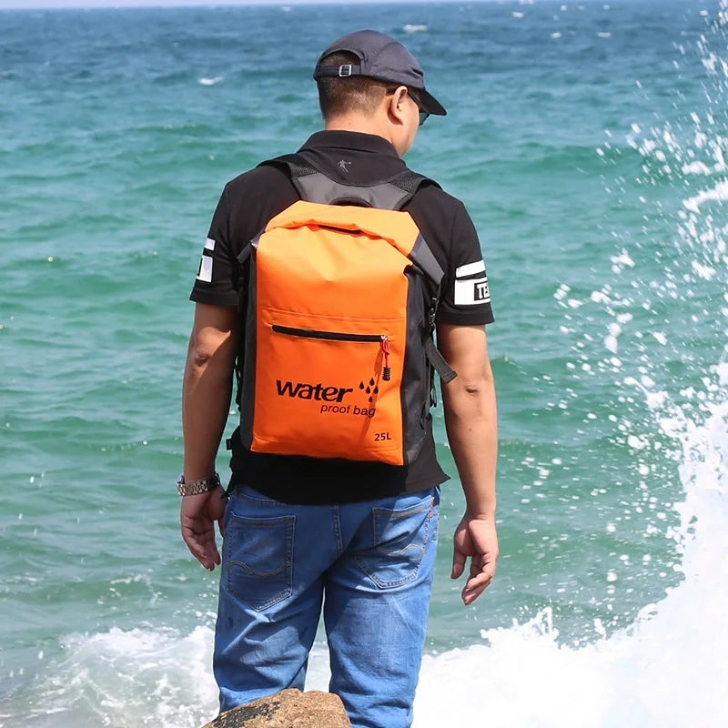 Maliben | Waterproof Backpack Aquadryx 25l | Floating Dry Bag | Rolltop & Breathable | Ideal For Kayaking, Trekking & Outdoor