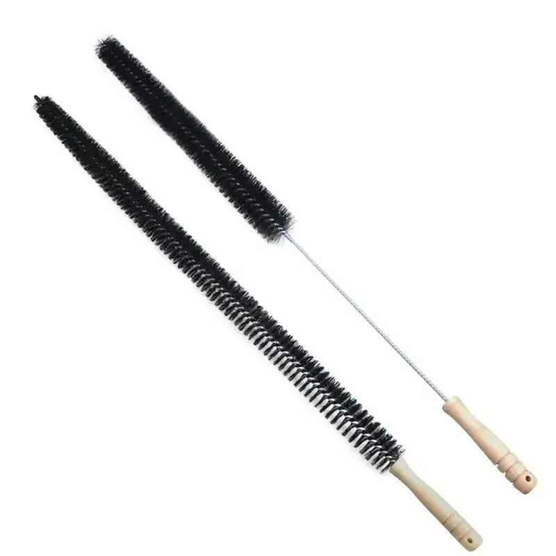 Maliben | Dustello Cleaning Brush With Wooden Handle | Flexible & Extra Long | For Radiators, Pipes & Furniture Gaps | 70–75 Cm