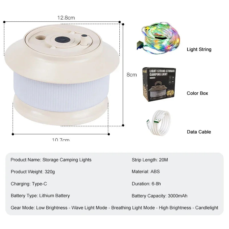 Maliben | Atmosphere Led Strips Camping Lamp