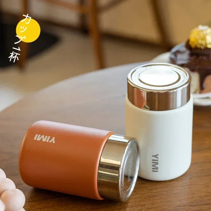 Maliben | 230ml Mini 316 Stainless Steel Portable Thermos - Pocket Vacuum Bottle