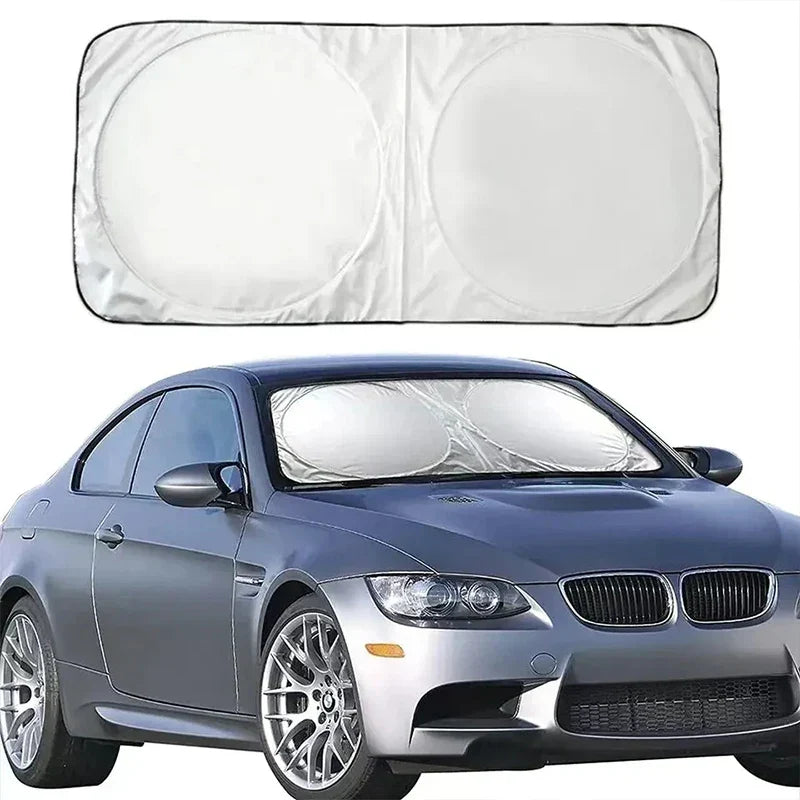 Maliben | Coolguard Car Sunshade | Folding & Heat Resistant | Universal Fit | 150x70cm