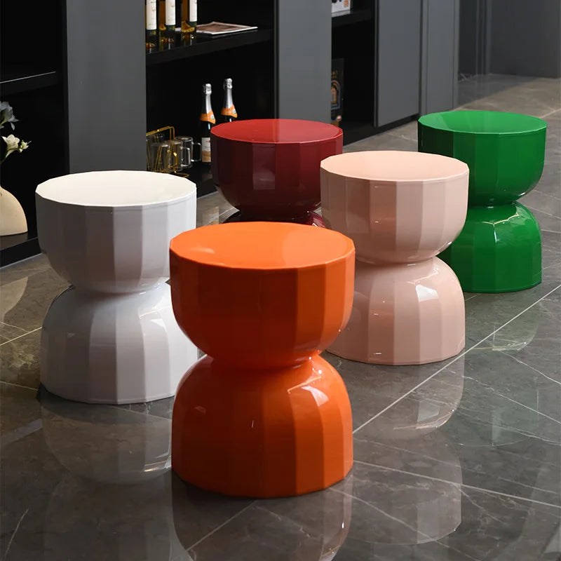 Maliben | Scandinavian Hourglass Side Table With Creative Design