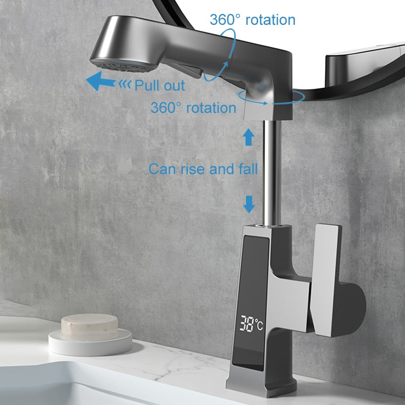 Maliben | Elegant Temperature Display Smart Faucet
