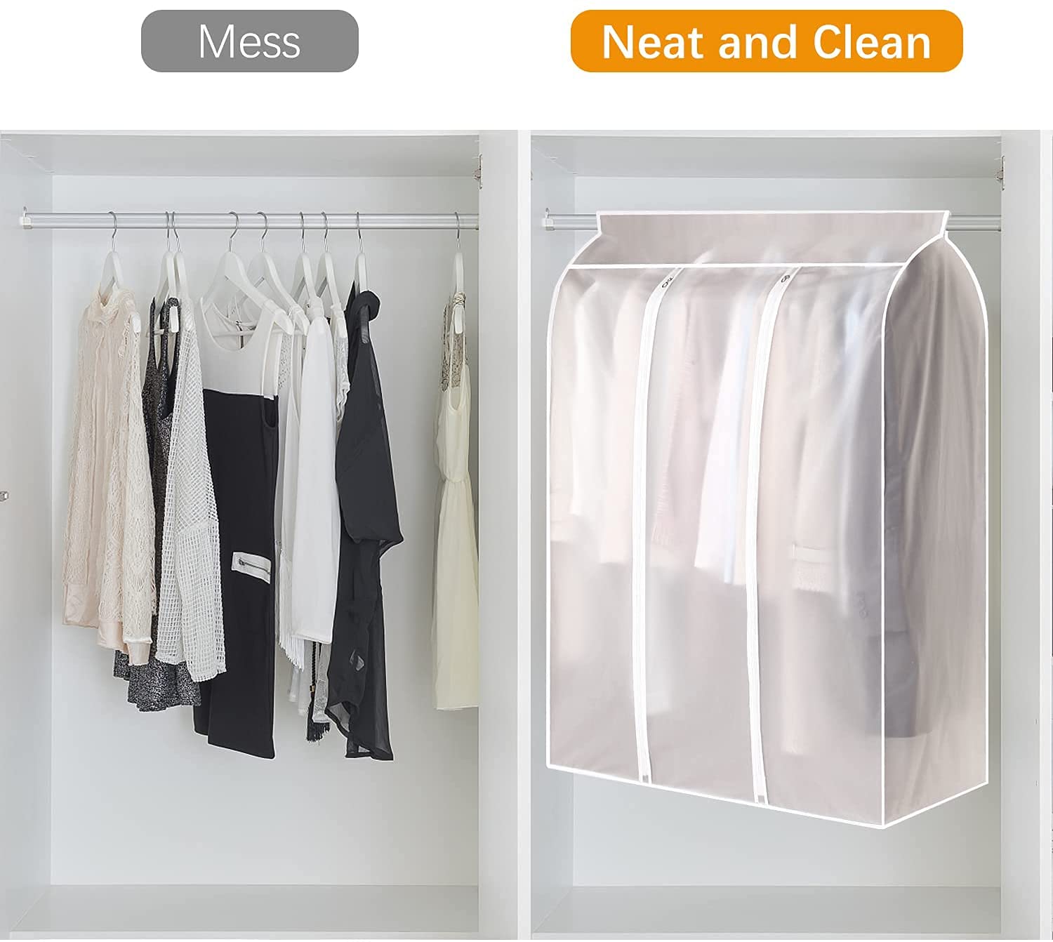 Maliben | Home Organizer Dust Cover Clothes Storage Wardrobe Bag