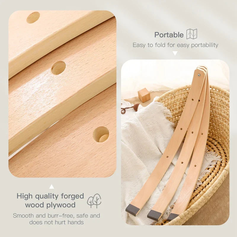 Maliben | Baby Activity Arch Made Of Wood – With Hanging Toys For Babies