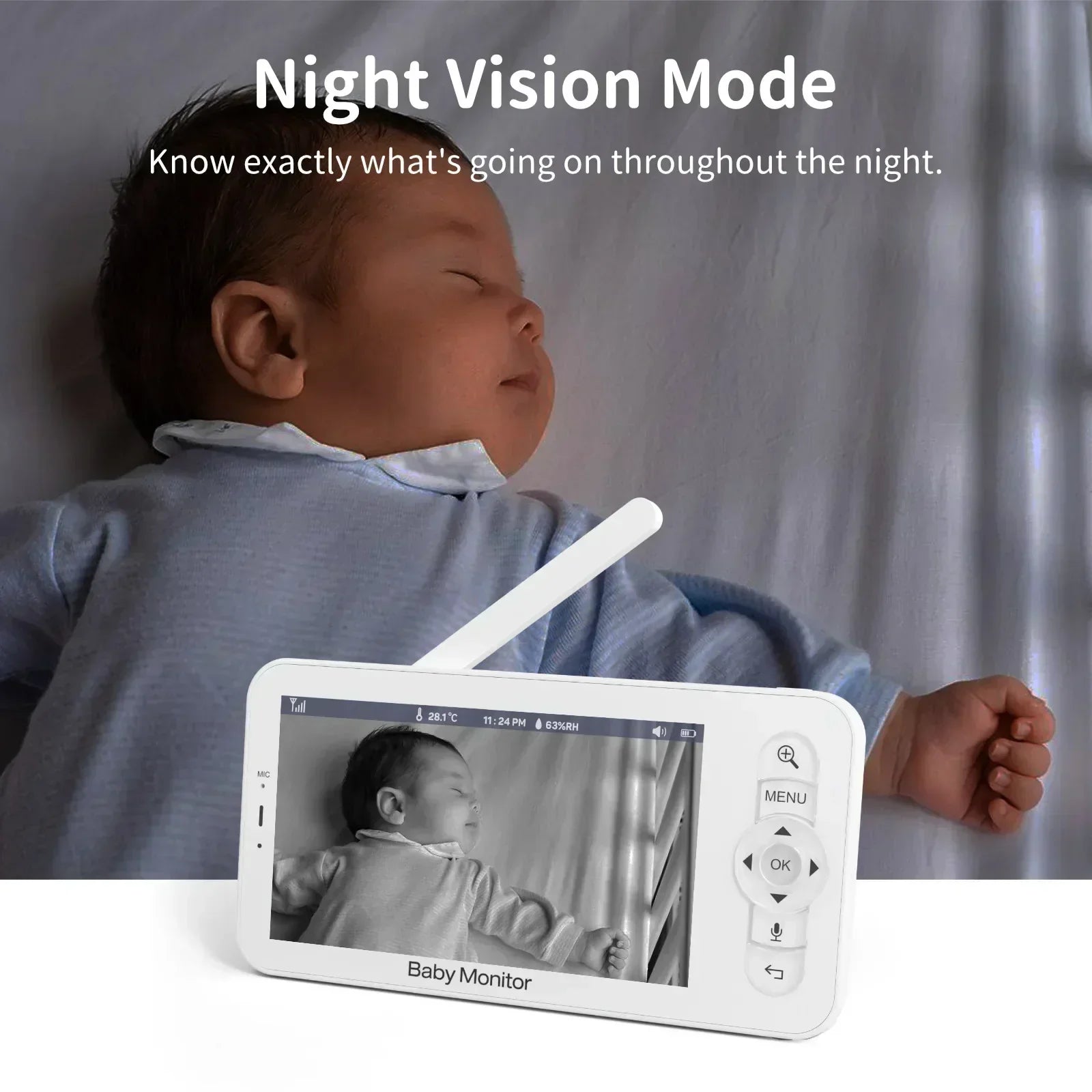 Maliben | Babysafe Camera - Ultimate Baby Monitoring With Hd Monitor