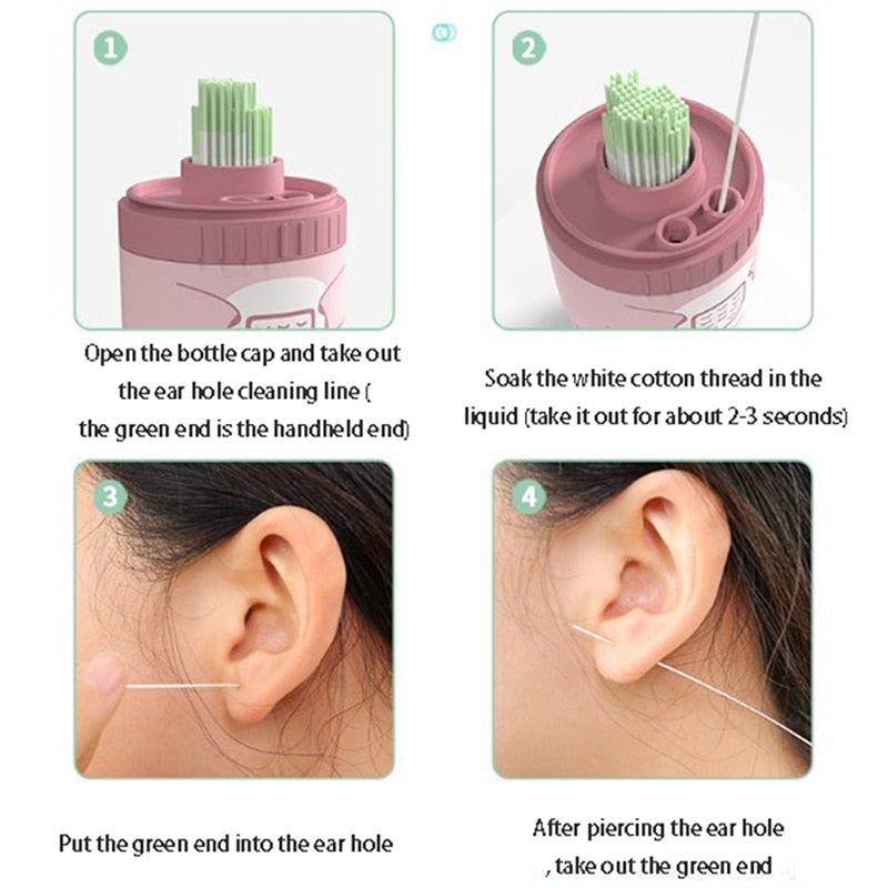 Maliben | Disposable Earrings Hole Cleaning Set