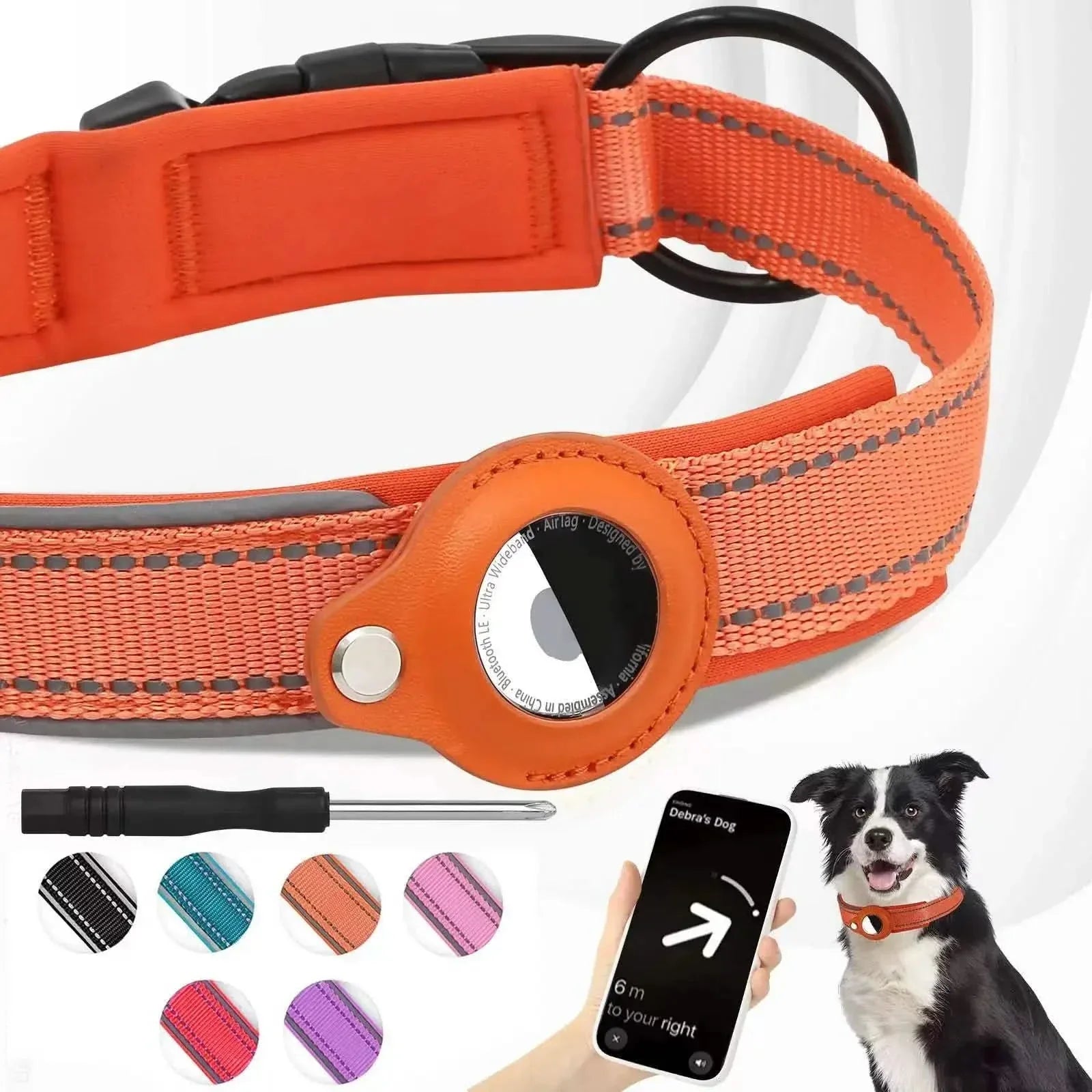 Maliben | LEAZO - AirTag Dog Collar