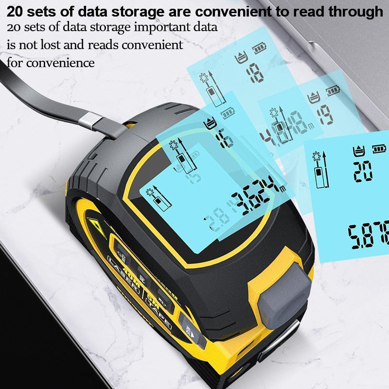 Maliben | 3in1 Ultimate Pro Laser Smart Tape Measure